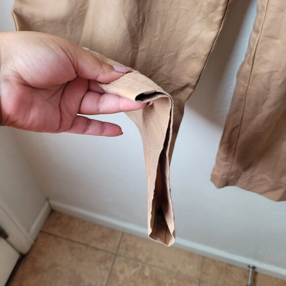 Ann Taylor LOFT Linen Blend Drapery Cargo Pants - Picture 9 of 13